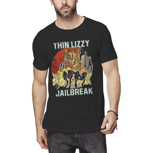 Thin Lizzy Unisex T-Shirt: Jailbreak Explosion (Small)