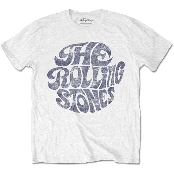 The Rolling Stones Unisex T-Shirt: Vintage 70s Logo (Small)