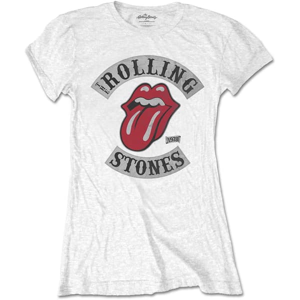 The Rolling Stones Ladies T-Shirt: Tour 1978 (Large)