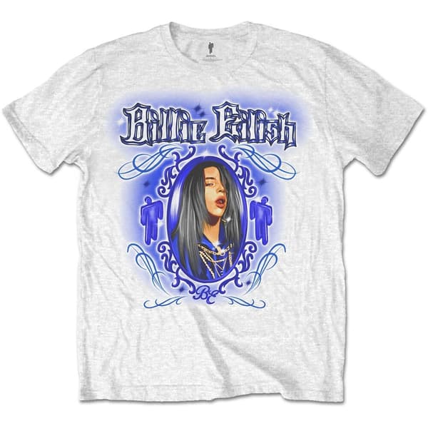 Billie Eilish Unisex T-Shirt: Airbrush (Medium)