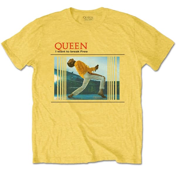 Queen Unisex T-Shirt: Break Free (XX-Large)