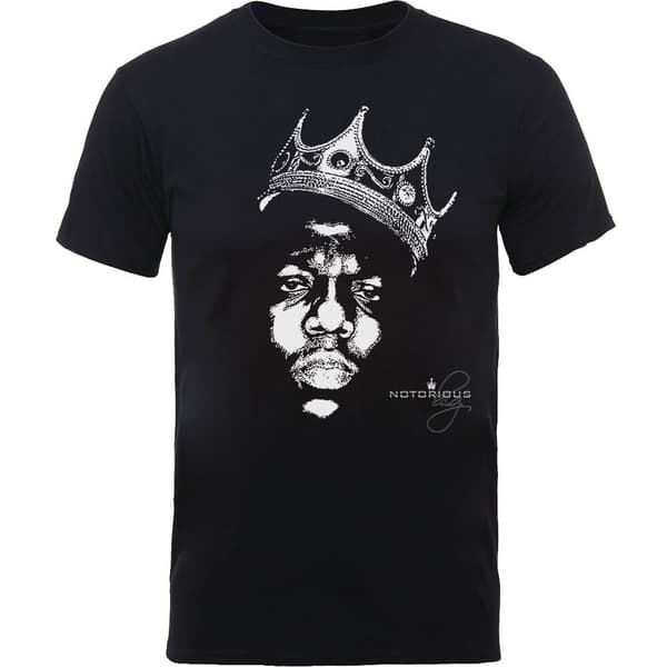 Biggie Smalls Unisex T-Shirt: Crown Face (XX-Large)