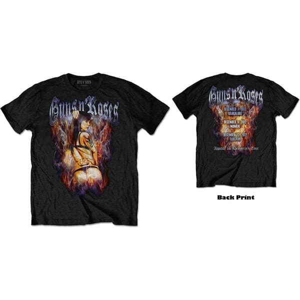 Guns N' Roses Unisex T-Shirt: Torso (Back Print) (XX-Large)