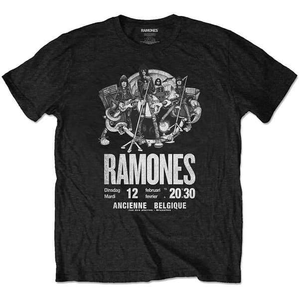 Ramones Unisex Eco T-Shirt: Belgique (X-Large)