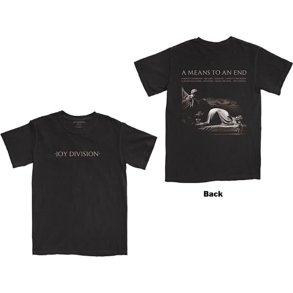 Joy Division Unisex T-Shirt: A Means To An End (Back Print) (Medium)