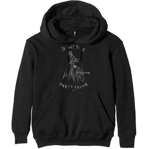 Billie Eilish Unisex Pullover Hoodie: Party Favor (X-Large)