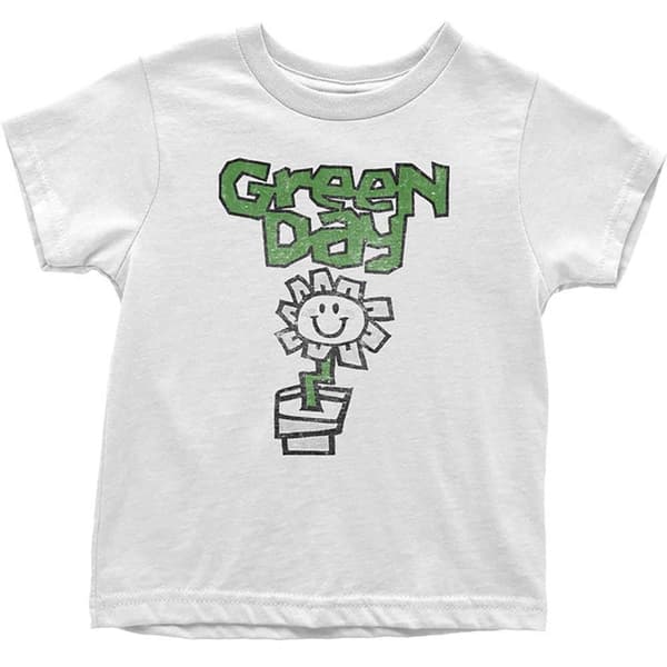 Green Day Kids Toddler T-Shirt: Flower Pot (3 Years)