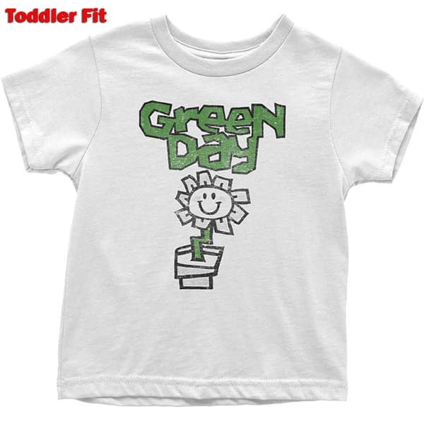 Green Day Kids Toddler T-Shirt: Flower Pot (3 Years)