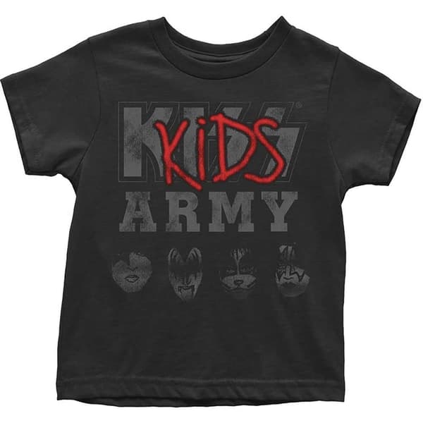 KISS Kids Toddler T-Shirt: Army (3 Years)