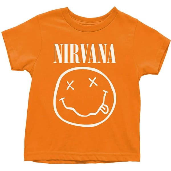 Nirvana Kids Toddler T-Shirt: White Smiley (4 Years)