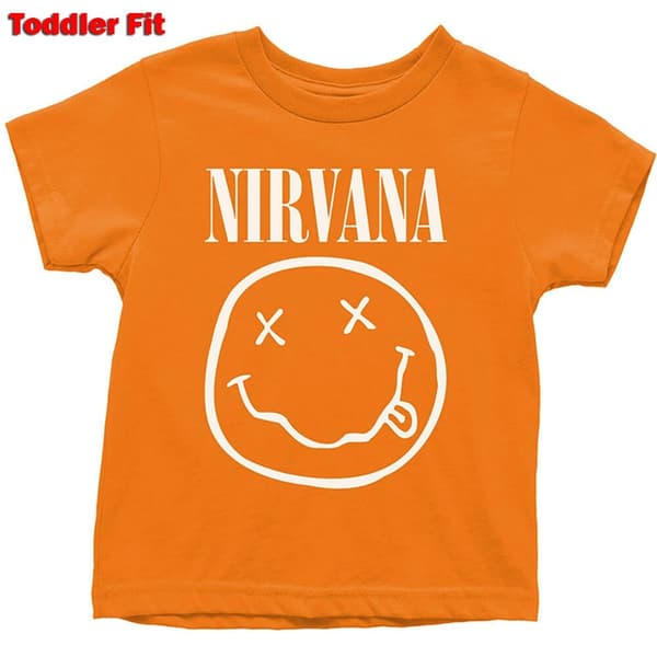 Nirvana Kids Toddler T-Shirt: White Smiley (4 Years)