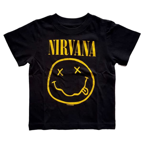 Nirvana Kids Toddler T-Shirt: Yellow Smiley (5 Years)
