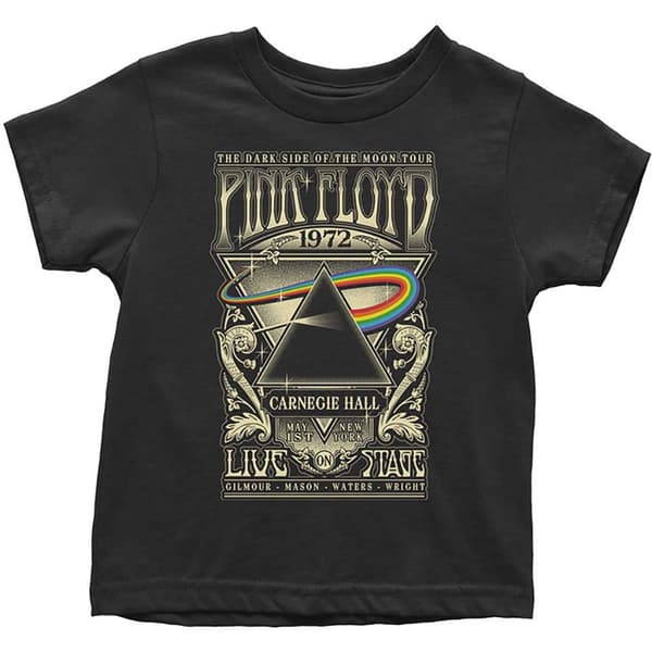Pink Floyd Kids Toddler T-Shirt: Carnegie Hall Poster (3 Years)