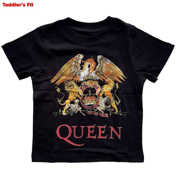 Queen Kids Toddler T-Shirt: Classic Crest (5 Years)
