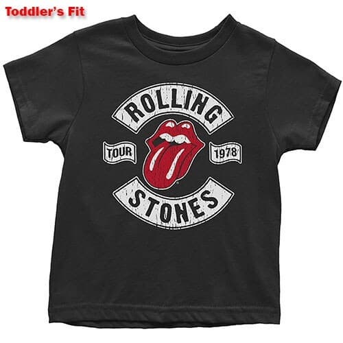 The Rolling Stones Kids Toddler T-Shirt: US Tour 1978 (3 Years)
