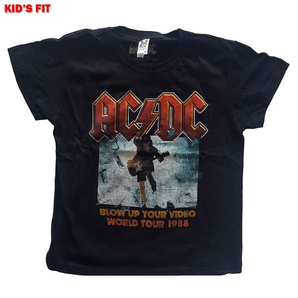 AC/DC Kids T-Shirt: Blow Up Your Video (3-4 Years)
