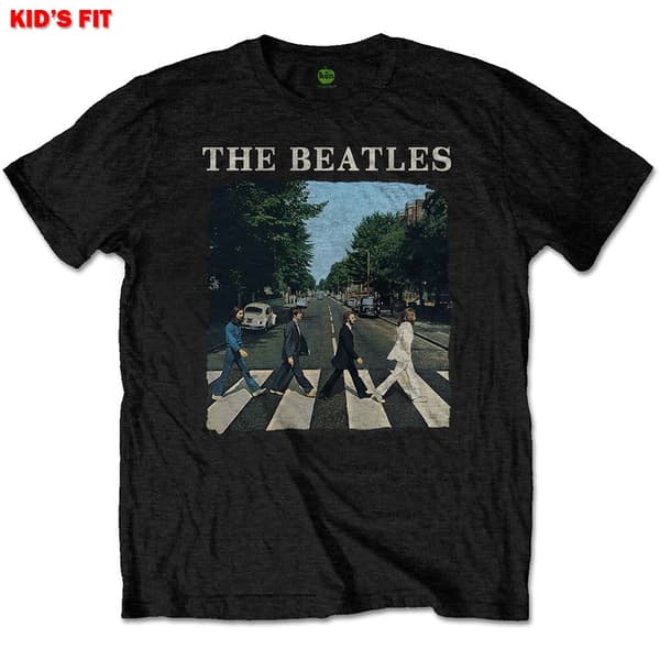 The Beatles Kids T-Shirt: Abbey Road & Logo (Retail Pack) (7-8 Years)