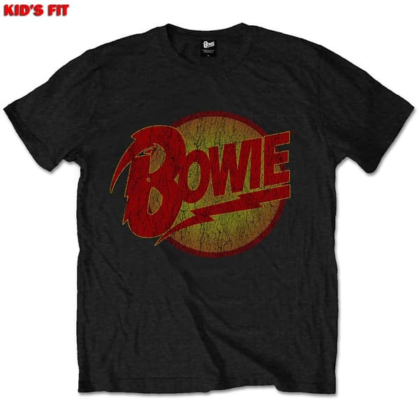 David Bowie Kids T-Shirt: Vintage Diamond Dogs Logo (11-12 Years)