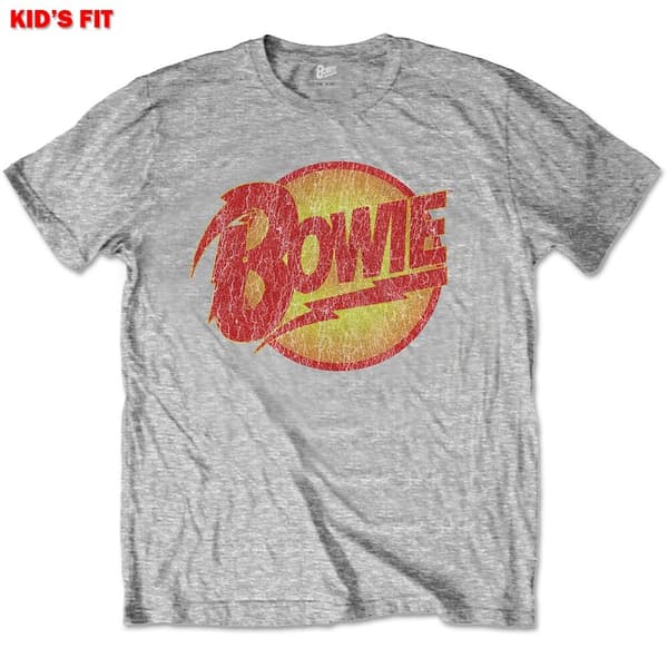 David Bowie Kids T-Shirt: Vintage Diamond Dogs Logo (3-4 Years)