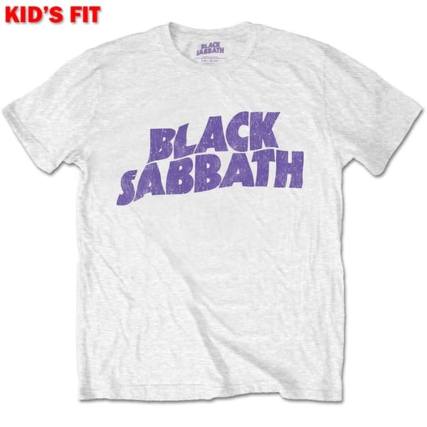 Black Sabbath Kids T-Shirt: Wavy Logo (Retail Pack) (5-6 Years)
