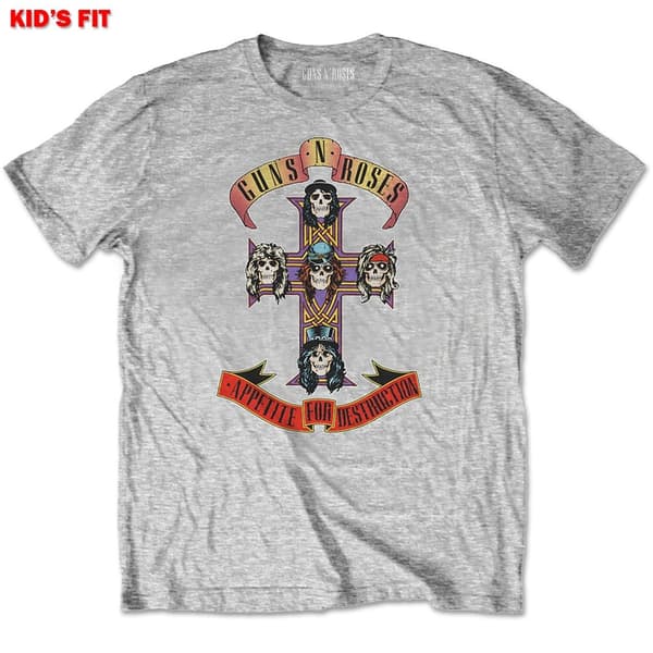 Guns N' Roses Kids T-Shirt: Appetite for Destruction (5-6 Years)