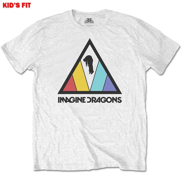 Imagine Dragons Kids T-Shirt: Triangle Logo (7-8 Years)