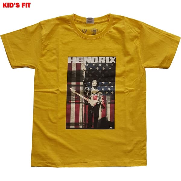 Jimi Hendrix Kids T-Shirt: Peace Flag (9-10 Years)