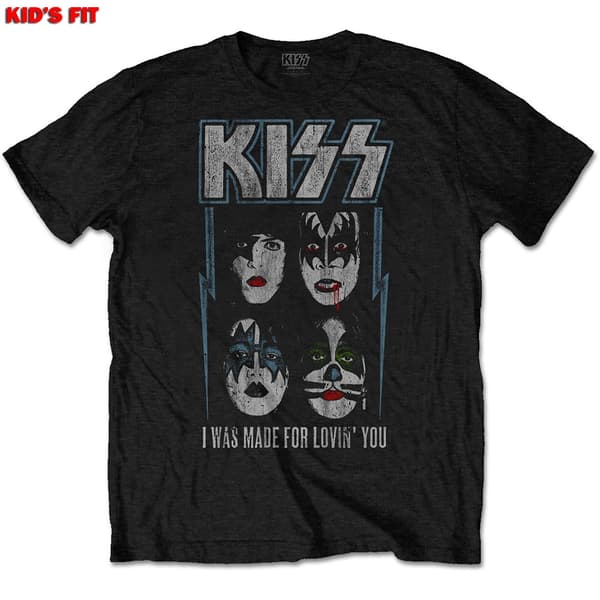 KISS Kids T-Shirt: Made For Lovin' You (13-14 Years)