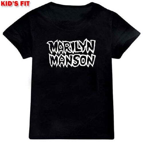 Marilyn Manson Kids T-Shirt: Classic Logo (5-6 Years)