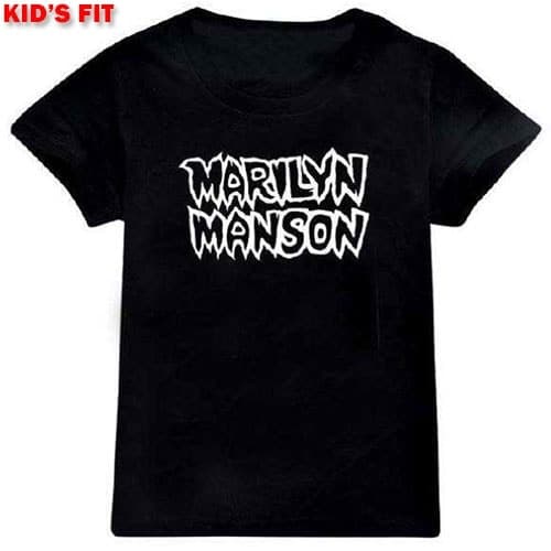 Marilyn Manson Kids T-Shirt: Classic Logo (12-13 Years)