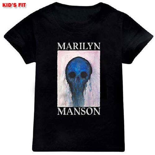 Marilyn Manson Kids T-Shirt: Halloween Painted Hollywood (7-8 Years)