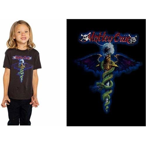 Motley Crue Kids T-Shirt: Blue Dragon (9-10 Years)