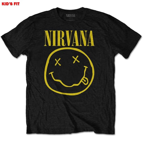 Nirvana Kids T-Shirt: Yellow Smiley (5-6 Years)