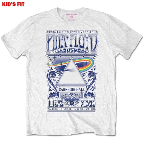 Pink Floyd Kids T-Shirt: Carnegie Hall Poster (Retail Pack) (1-2 Years)