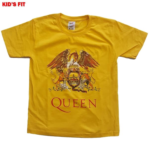 Queen Kids T-Shirt: Classic Crest (5-6 Years)
