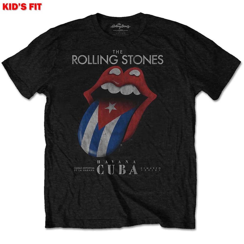 The Rolling Stones Kids T-Shirt: Havana Cuba (9-10 Years)
