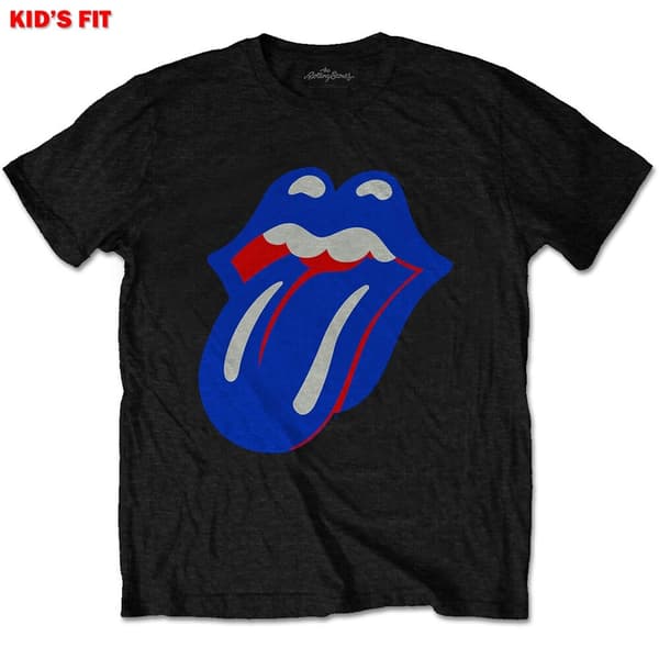 The Rolling Stones Kids T-Shirt: Blue & Lonesome Classic Tongue (7-8 Years)