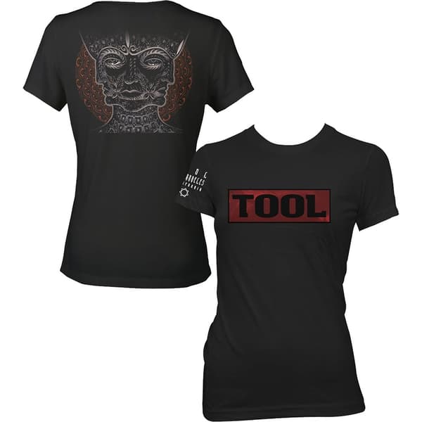 Tool Ladies T-Shirt: Shaded Box (Back & Sleeve Print) (XX-Large)