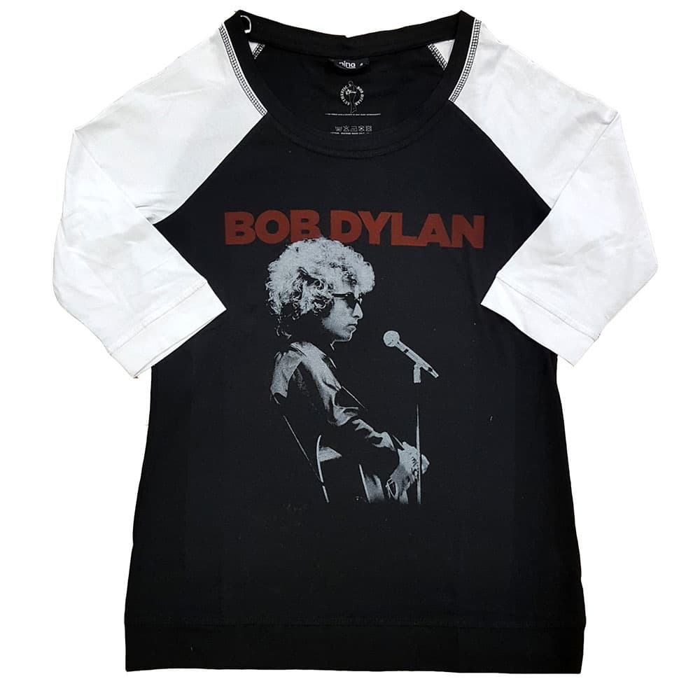 Bob Dylan Ladies Raglan T-Shirt: Sound Check (XXX-Large)