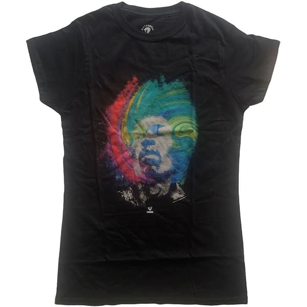 Jimi Hendrix Ladies T-Shirt: Galaxy (XX-Large)