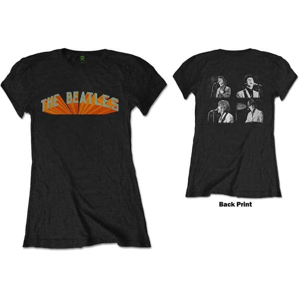 The Beatles Ladies T-Shirt: Live in Japan (Back Print) (Large)