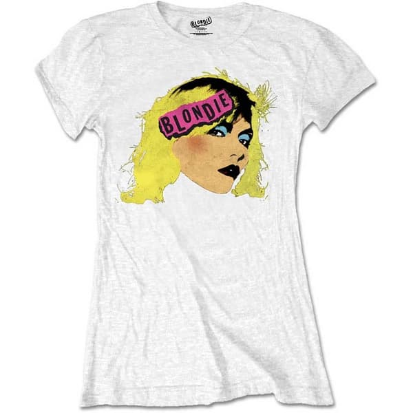 Blondie Ladies T-Shirt: Punk Logo (Retail Pack) (Small)