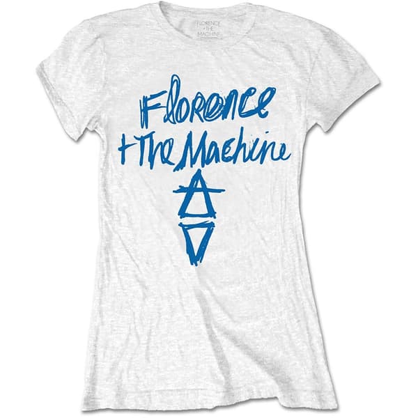 Florence & The Machine Ladies T-Shirt: Hand Drawn Logo (Medium)