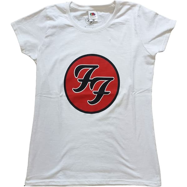 Foo Fighters Ladies T-Shirt: FF Logo (X-Small)