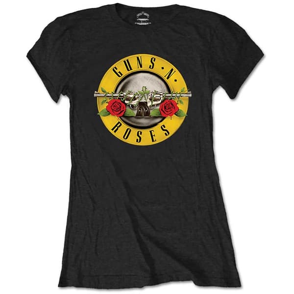 Guns N' Roses Ladies T-Shirt: Classic Logo (Retail Pack) (XX-Large)