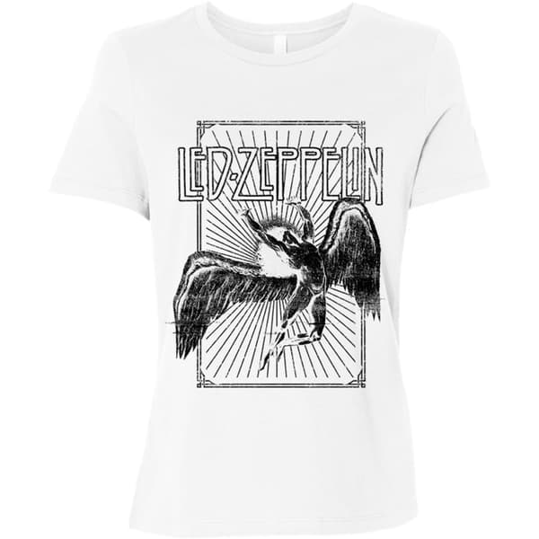 Led Zeppelin Ladies T-Shirt: Icarus Burst (X-Large)