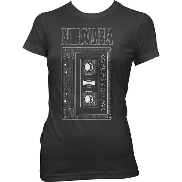 Nirvana Ladies T-Shirt: As You Are Tape (Medium)