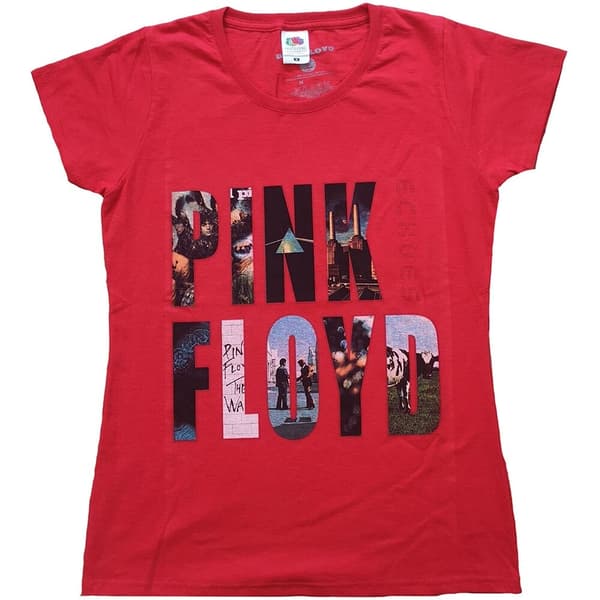 Pink Floyd Ladies T-Shirt: Echoes Album Montage (X-Small)
