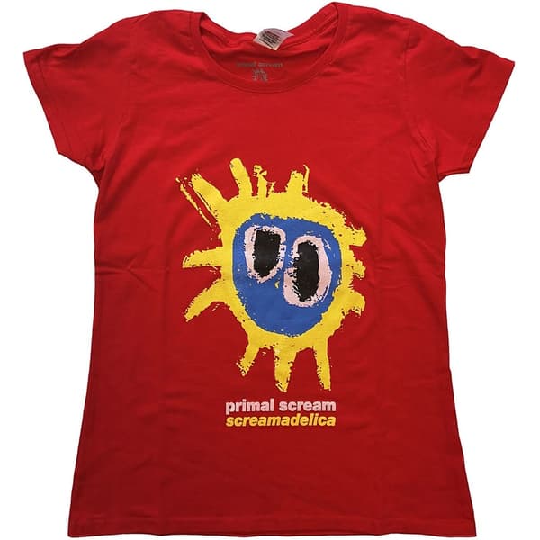 Primal Scream Ladies T-Shirt: Screamadelica (XX-Large)