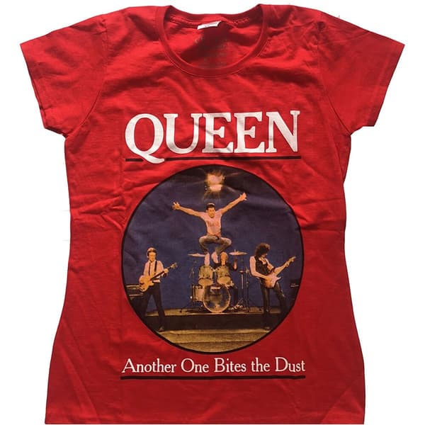 Queen Ladies T-Shirt: One Bites The Dust (X-Large)